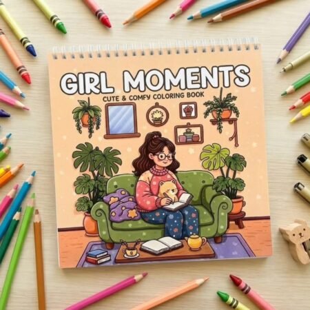 Girl Moments Coloring Book