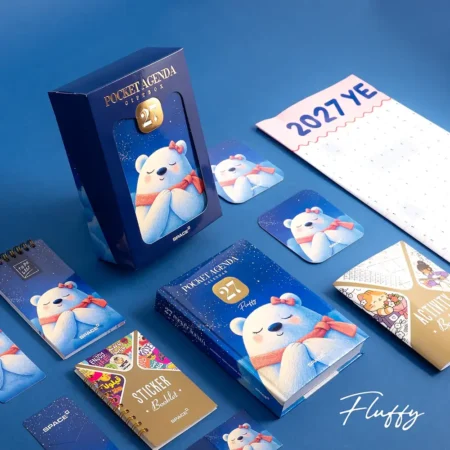Fluffy Gift Box Pocket 2027 – Space
