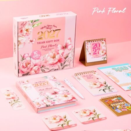 Pink Floral Gift Box 2027 - Mofkera
