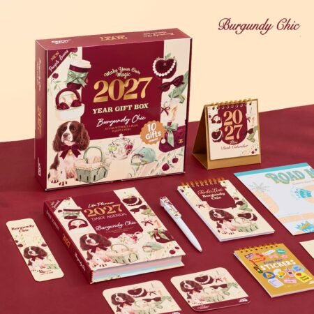 Burgundy Chic Gift Box 2027 - Mofkera