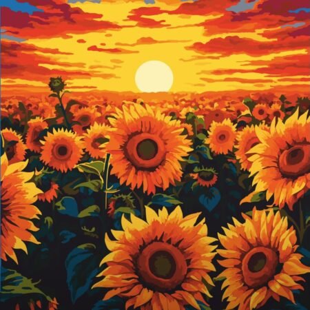 Golden Hour Fields Coloring Book